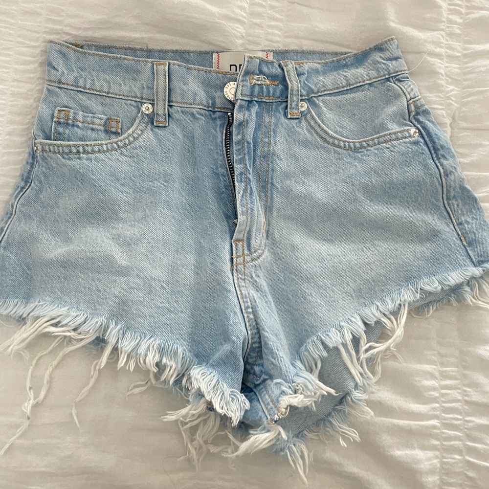 BDG Light Wash Denim Shorts